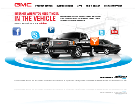 GMC website